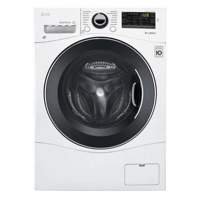 LG WM1388HW 2.3 cu. ft. High-Efficiency Front Load Washer in White, ENERGY STAR